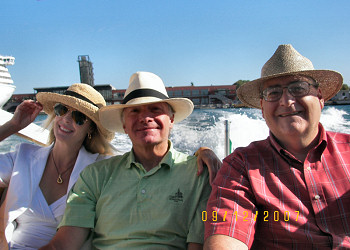 Nancy, Ron and Don - Venice, 2007
