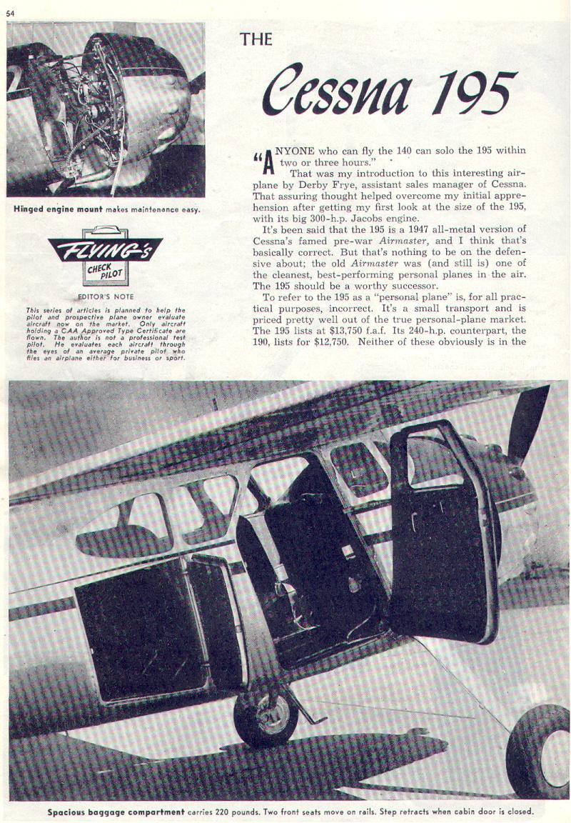 Flying, October 1947, Page 1